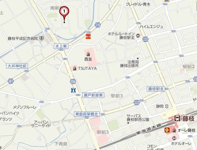 ローテローザ  の地図