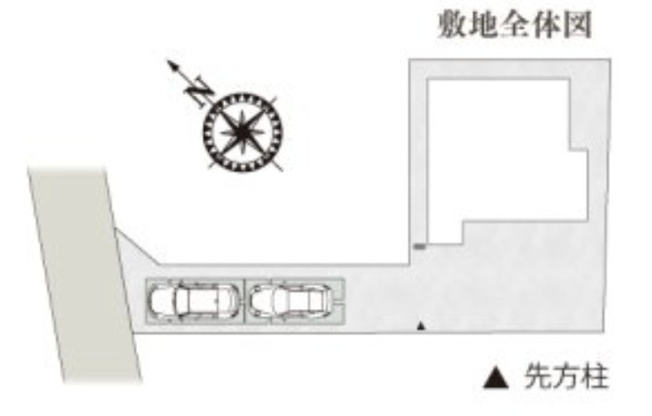【区画図】 | 熊谷市新堀第15期　ワイウッドコート　新築戸建　全5区画　5号棟