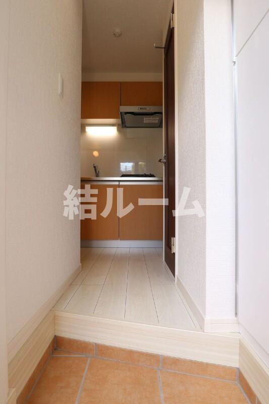 板橋区清水町のアパートの玄関