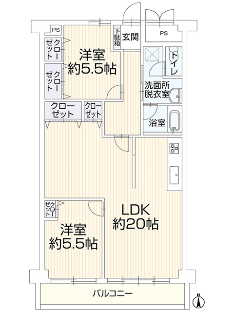 ☆選べる家具プレゼント☆ロイヤル道後マンションの間取り