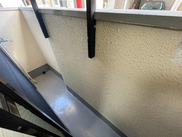 ハイツ菱屋のバルコニー