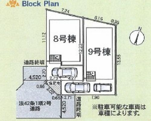 【仲介手数料０円】藤沢市城南第6 Ⅱ期　新築一戸建て 全2棟の区画図|藤沢市城南第6 Ⅱ期　新築一戸建て 全2棟