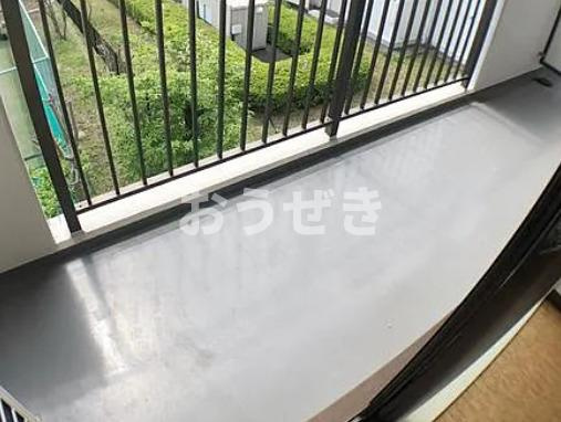 天王町ビーンズマンションのバルコニー