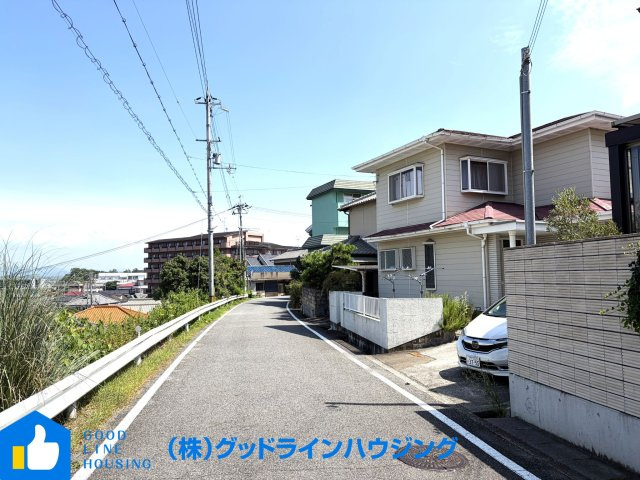丸山町　売地の前面道路含む現地写真