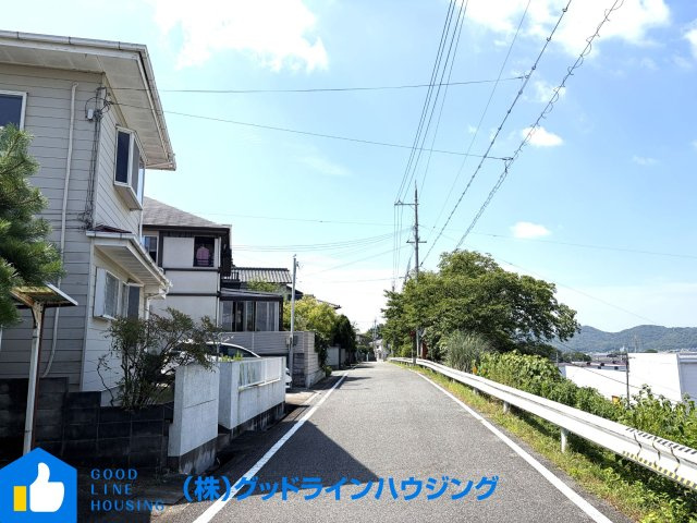 丸山町　売地の前面道路含む現地写真