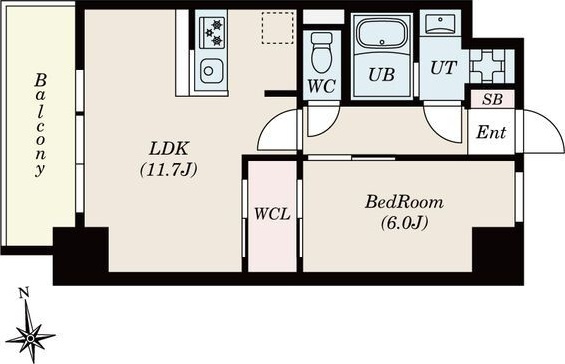 S-RESIDENCE桜本町awesomeの間取り