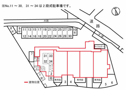 グランマスト伊島の区画図