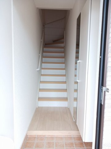 ベル　クレールの玄関|明るい玄関です