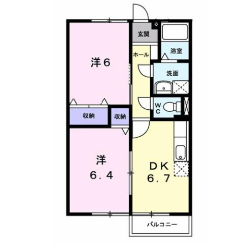 ファミール旭ケ丘Ⅰの間取り