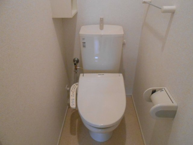 レジデンス　オオギⅤのトイレ|シンプルで使いやすいトイレです