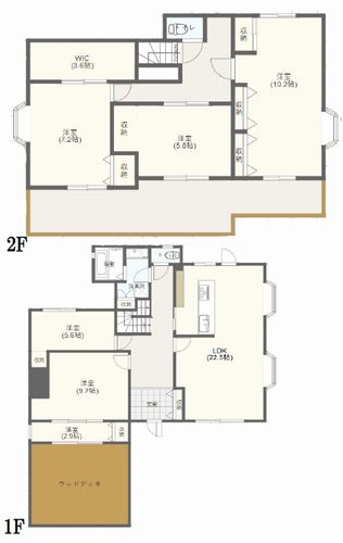 【間取り】 | 【仲介手数料０円】藤沢市片瀬2丁目　中古戸建 | 藤沢市片瀬2丁目　中古戸建