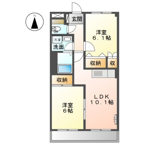 ベルグランデ高柳の間取り