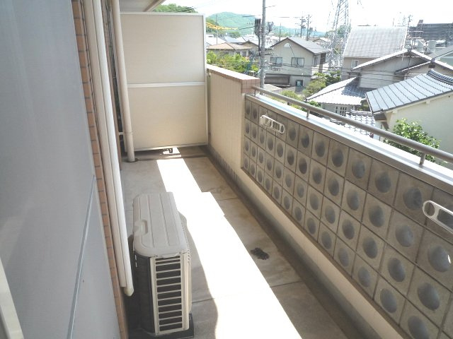 グリーンビレッジ北方のバルコニー