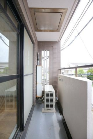 アサカシオン大岡山のバルコニー