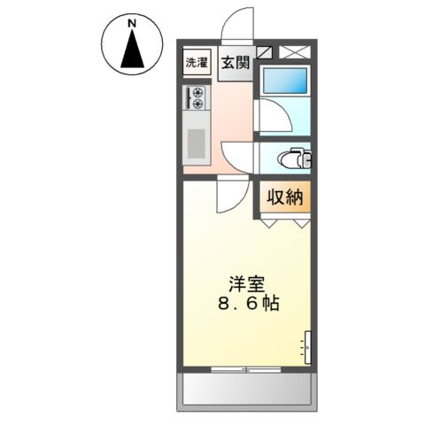【間取り】 | シャインキャッスルⅡ