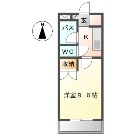 【間取り】 | シャインキャッスルⅡ