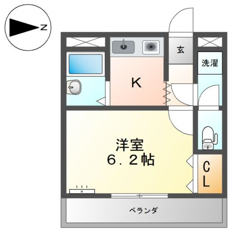 メゾンあさひの間取り