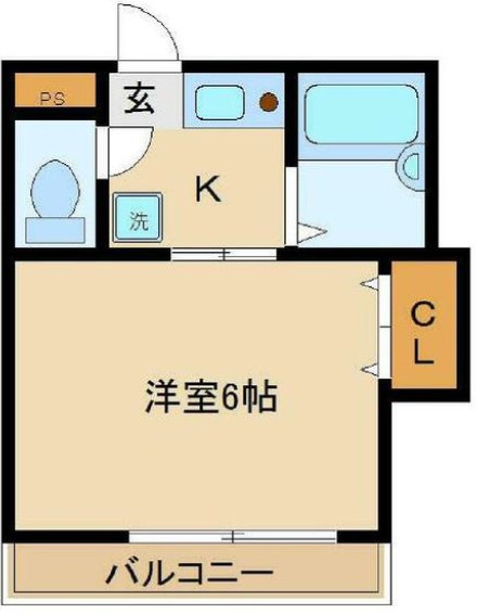 第５６シンエイビルの間取り|間取りです。