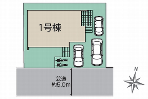 【仲介手数料０円】綾瀬市綾西1丁目　新築一戸建ての区画図|綾瀬市綾西1丁目　新築一戸建て