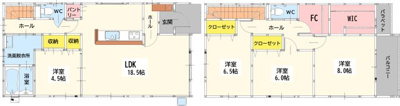 【外観】 | 戸畑区千防3丁目2期 | ◆完成前に当社契約で仲介手数料無料！
資金計画から銀行選び、オプション工事や税金の事までフルサポート！
近隣の完成現場案内可能♪お気軽にお声掛け下さい(*^。^*)
※完成予想図。仕様は異なります