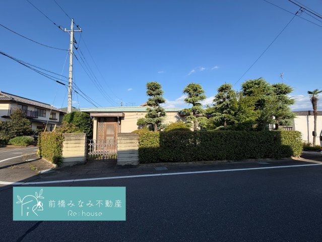 【売地】前橋市川曲町　角地　80坪以上の外観|解体更地渡し・境界確定後のお引渡しです