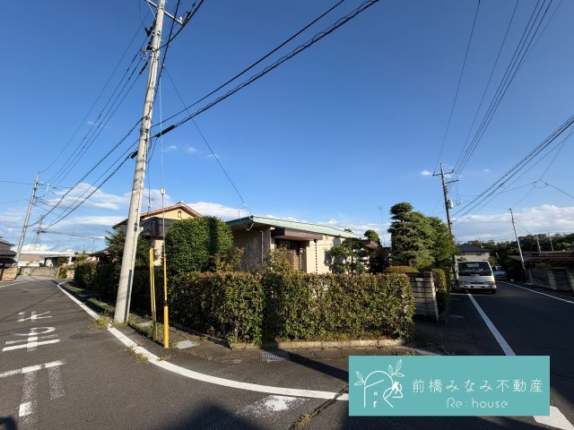 【売地】前橋市川曲町　角地　80坪以上の外観|解体更地渡し・境界確定後のお引渡しです