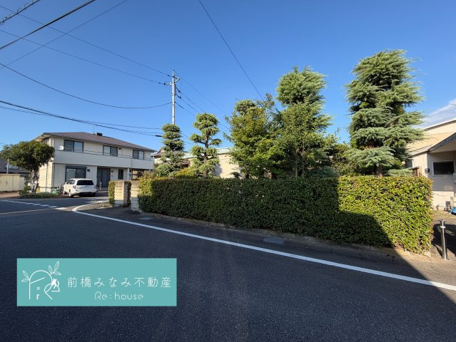 【売地】前橋市川曲町　角地　80坪以上の外観|解体更地渡し・境界確定後のお引渡しです