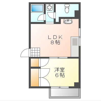 【間取り】 | メーゾンＳ