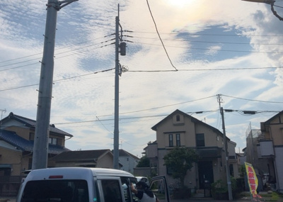 【展望】 | 上壱分方町新築戸建 | 眺望を気にして物件を探す場合、前面に建物が建っていないか現地で確認しましょう！前面に建物があると景色はもちろん、日当たりや風通しにも影響が出てきます。住んだ時のことを想像しながら現地見学をしましょう。