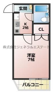 メゾンコーハツの間取り