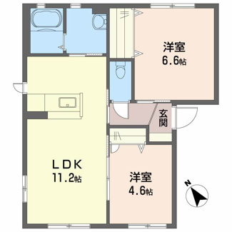 【間取り】 | シャーメゾンプランドール Ａ棟