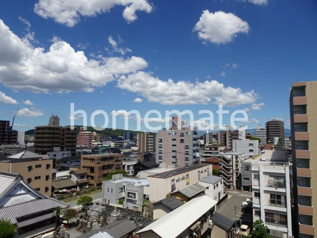 熊本市中央区坪井１丁目の賃貸マンションの展望