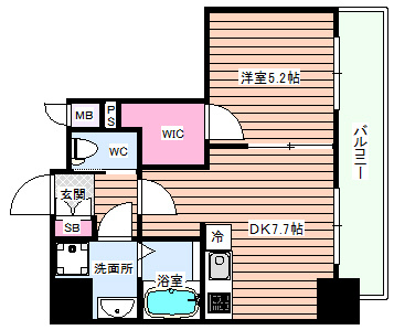 【間取り】 | CREST　TAPP新大阪