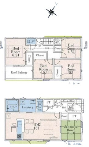 清瀬市下清戸4丁目・全4棟　新築一戸建　2号棟