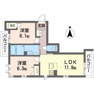 【間取り】 | グランドベレオ田宮