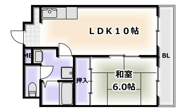 【間取り】 | コスモ福久