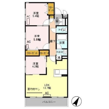 【間取り】 | クレア立川
