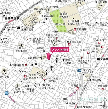 クレスト井村の地図