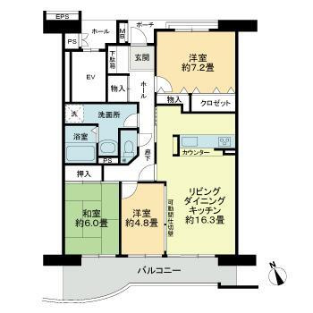 【間取り】 | 西福岡マリナタウンイーストコート