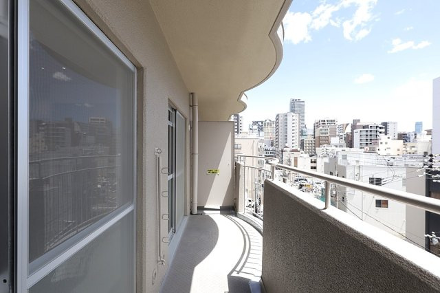 桜川パークマンションのバルコニー