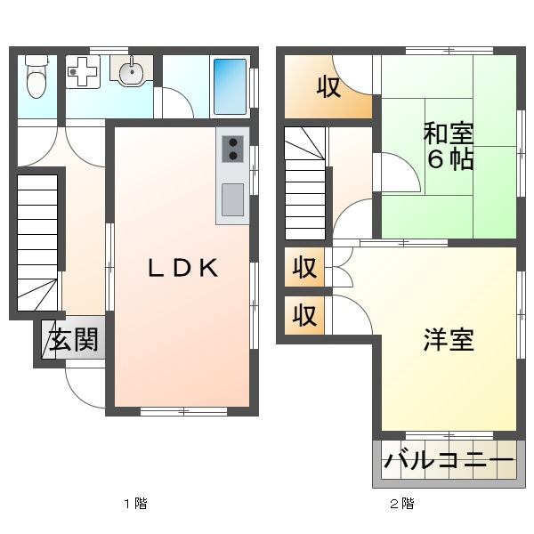 メゾンHAMAの間取り