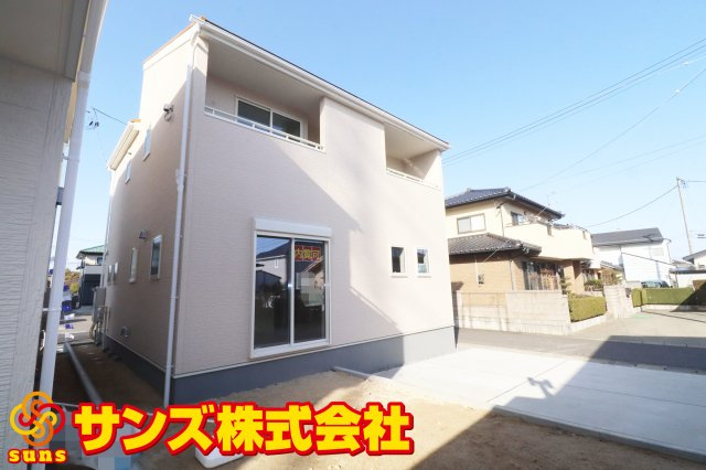 郡山市安積荒井3丁目　　　２号棟　　　安積第１小学校、安積中学区　の外観|南西側から見た外観♪