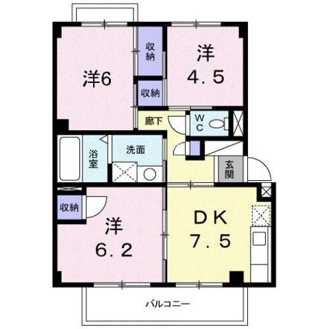 【間取り】 | パルテールⅡ