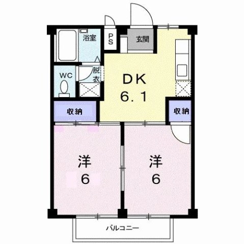 【間取り】 | シティハイツ妹尾Ａ