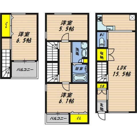 【間取り】 | CASA Asteria noe