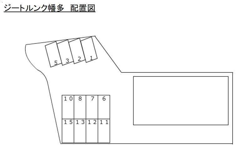 ジートルンク幡多のその他|駐車場配置図