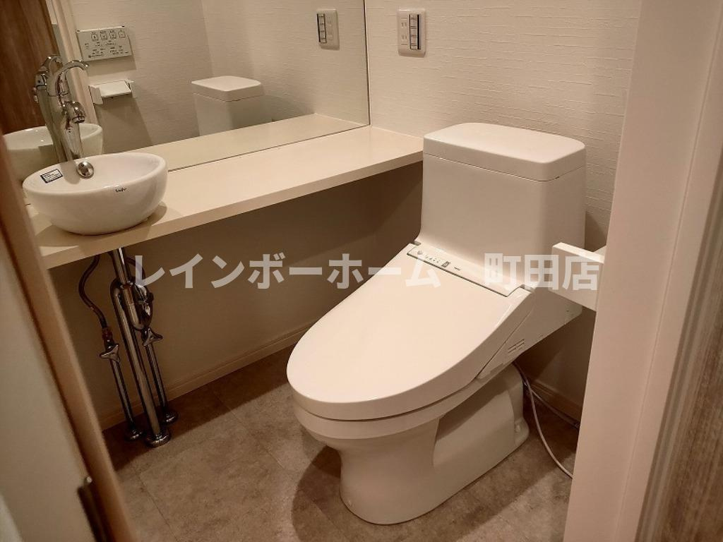 アザーレ・バモス登戸２※初期費用分割あと払いサービス利用可能物件のトイレ