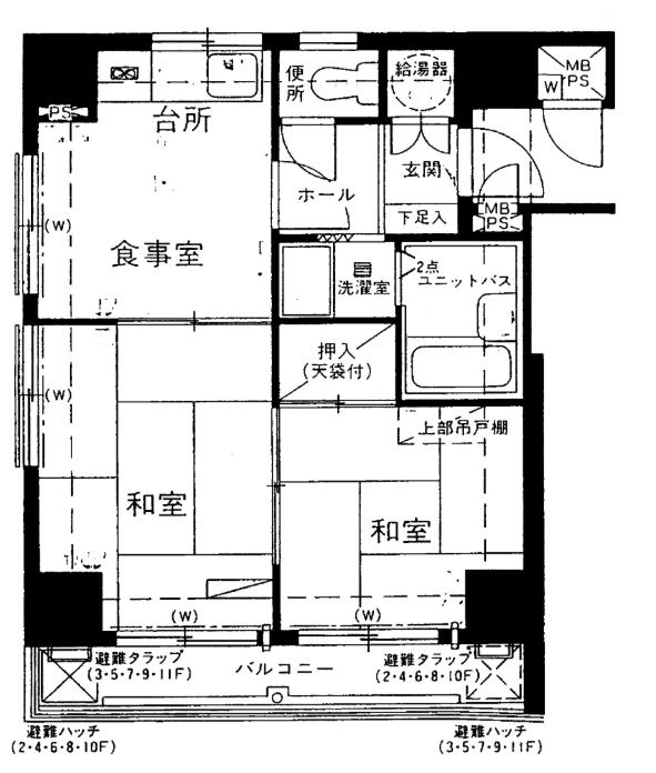 ライオンズマンション神戸元町の間取り