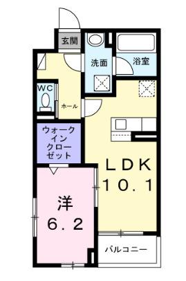 アルカディアⅠの間取り