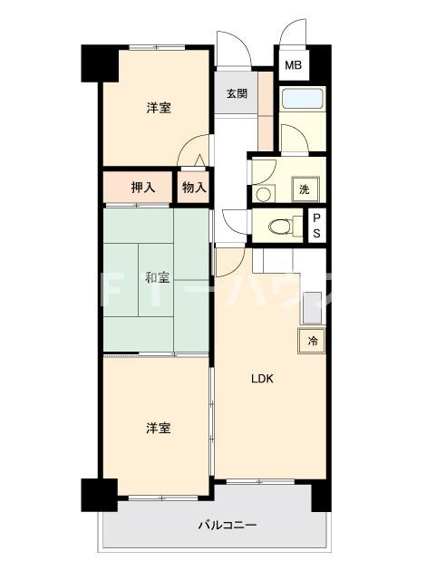 アーバンパーク行徳の間取り